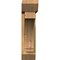 Ekena Millwork Imperial Slat Rough Sawn Bracket w/ Offset Brace, Western Red Cedar, 6"W x 24"D x 24"H BKT0604X24X24IMP06RWR - alternate 3